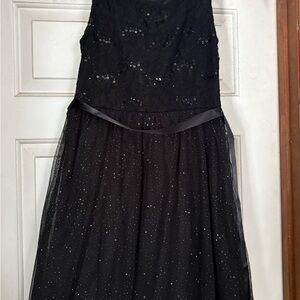 jcpenney Black Sequin Tulle Party Dress for Girls
